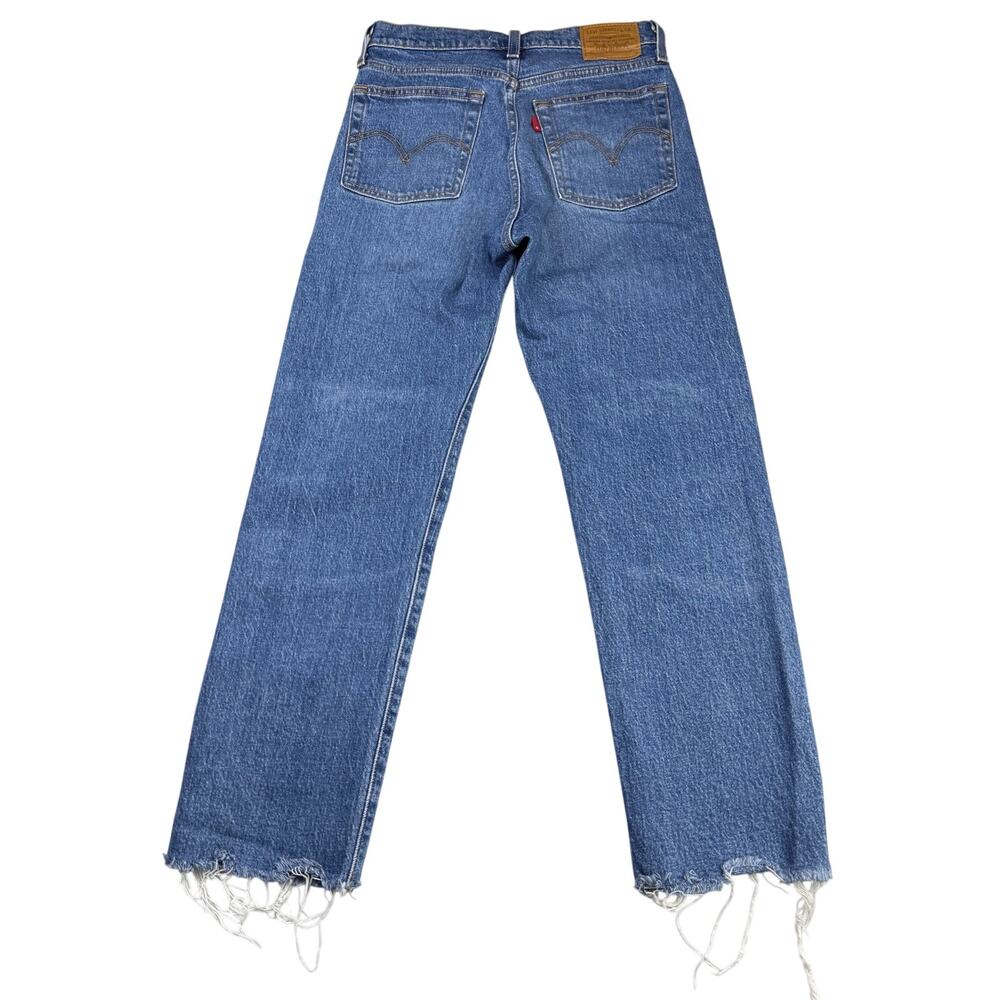 LEVI'S Premium Wedgie Straight Jean Size 25 Love Triangle - Picture 5 of 9